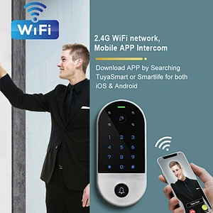 vians Tuya Standalone Access Control Touch Keypad Smart Lock 1000 User Waterproof smart Keypad