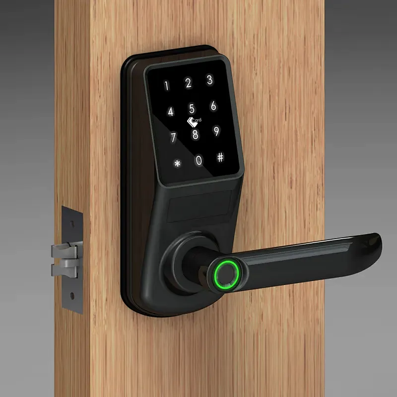 Vians Tuya WIFI  Popular Digital  Single Latch Keyless Entry Smart Door lock