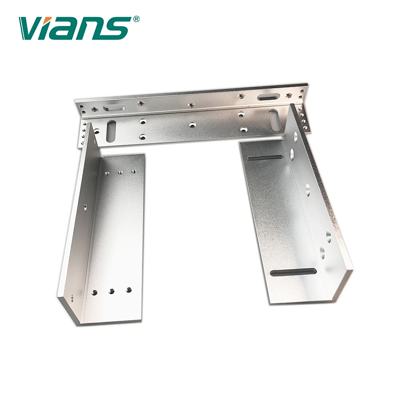 VIANS Single Magnetic Door Lock Support 500KG Lock ZL Shaped Metal Bracket for Magnetic Lock