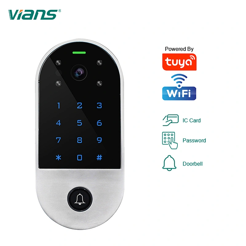 vians Tuya Standalone Access Control Touch Keypad Smart Lock 1000 User Waterproof smart Keypad