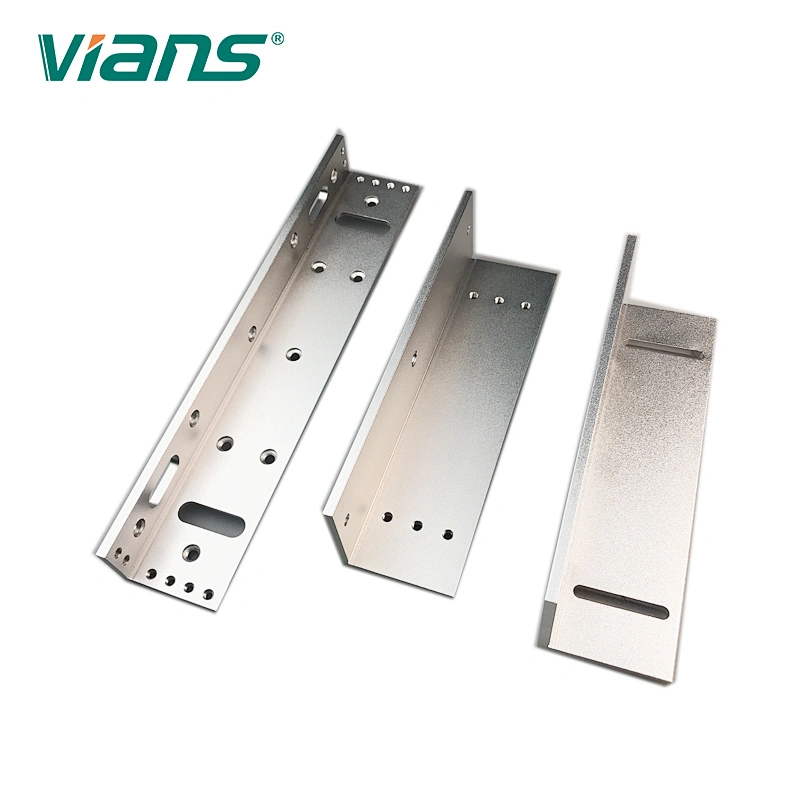 VIANS Single Magnetic Door Lock Support 500KG Lock ZL Shaped Metal Bracket for Magnetic Lock