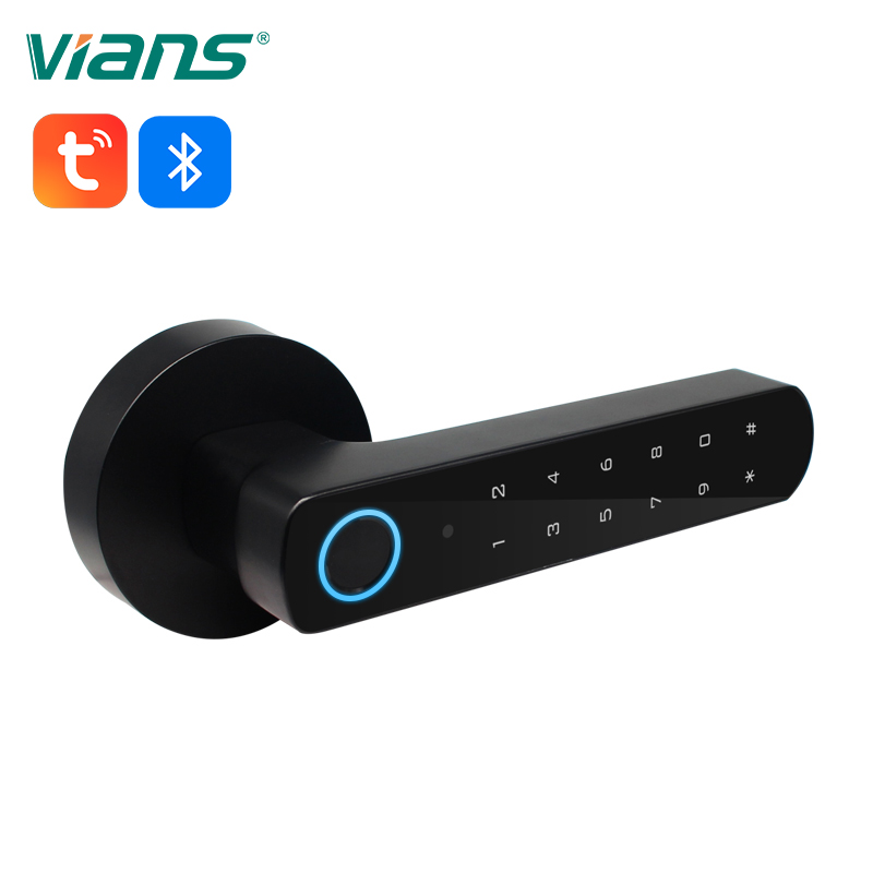 Tuya Smart App Digital Keyless Entry Front Door Lock Small Password Fingerprint Lock