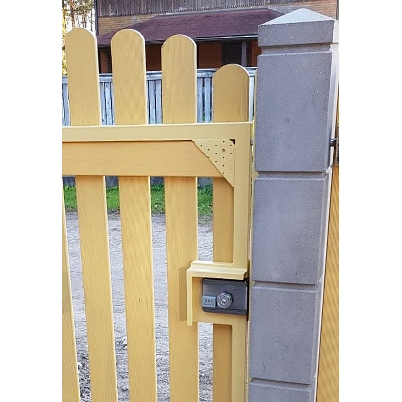 VIANS Motorised Door Lock Stainless Steel Electronic Lock for Wooden Metal Doors All In One Motor Rim Lock