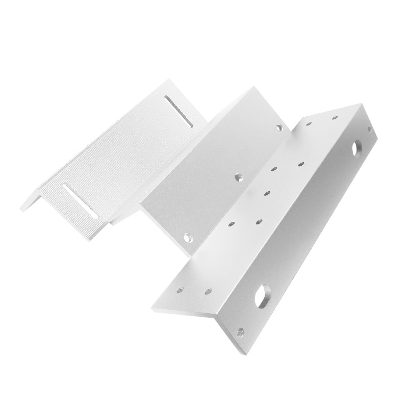 VIANS Single Magnetic Door Lock Support 500KG Lock ZL Shaped Metal Bracket for Magnetic Lock
