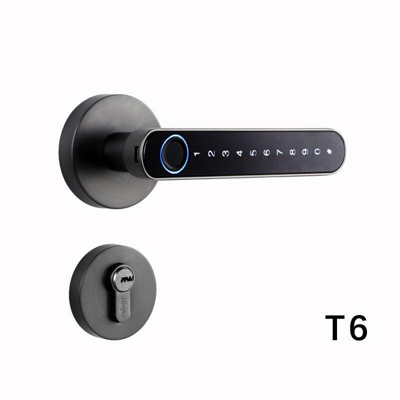 vians Tuya APP Fingerprint unlock Intelligent Electronic Lock handle Tuya Smart door lock