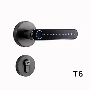 vians Tuya APP Fingerprint unlock Intelligent Electronic Lock handle Tuya Smart door lock