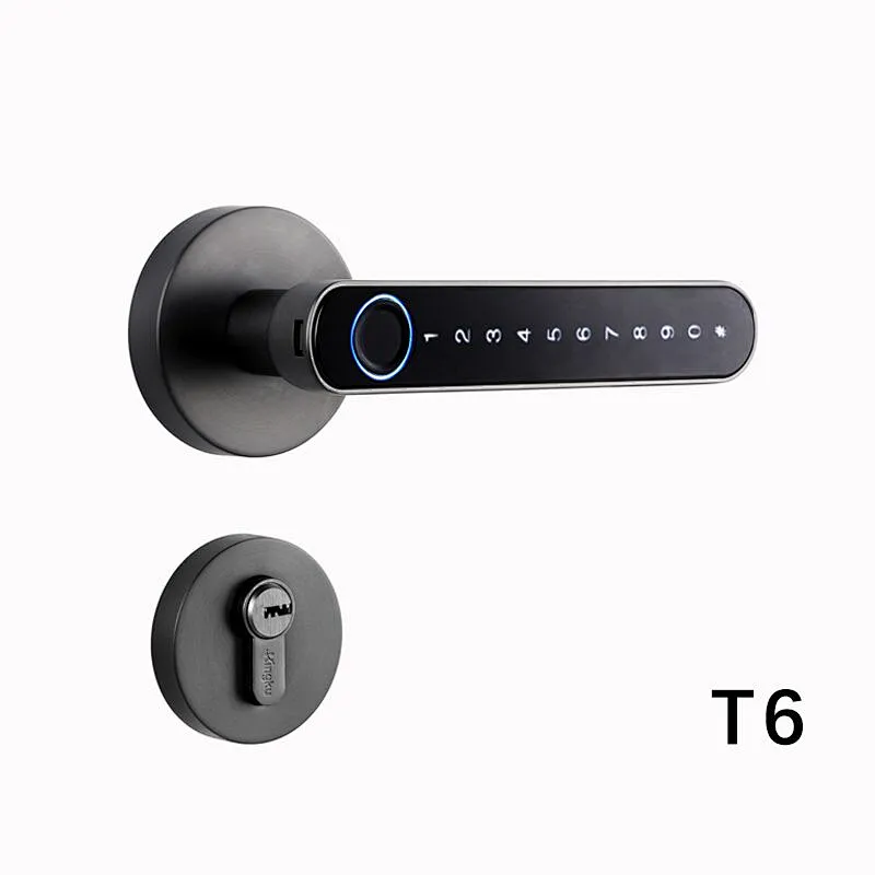 vians Tuya APP Fingerprint unlock Intelligent Electronic Lock handle Tuya Smart door lock