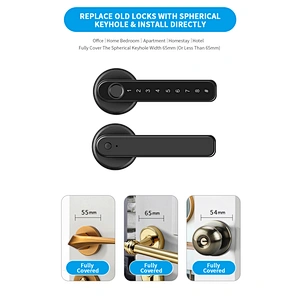 Vians TTlock  Smart Ble Remote Biometrics BLE  Password Keyless Smart Door Lock