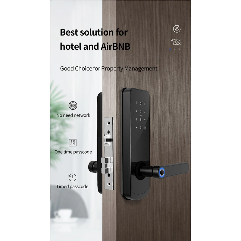 VIANS  various mortise choice gate wifi home tt lock smart digital door lock TT TUYA LOCK