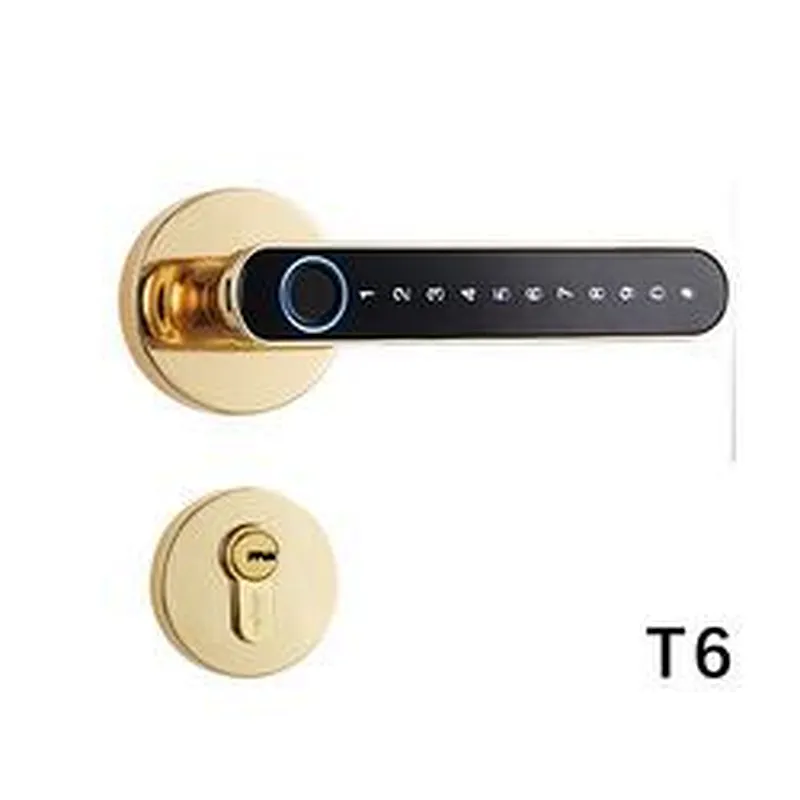 vians Tuya APP Fingerprint unlock Intelligent Electronic Lock handle Tuya Smart door lock