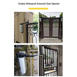 High Performance 80Nm  Remote Control Automatic Swing Gate Opener For Factory Community Gate