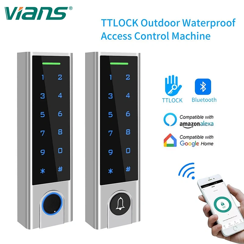 TTLock APP Smart Fingerprint Password Card Unlock Automatic Smart Door  Lock