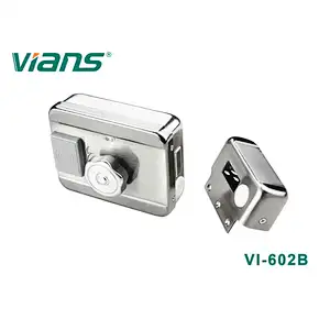 VIANS Motorised Door Lock Stainless Steel Electronic Lock for Wooden Metal Doors All In One Motor Rim Lock