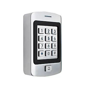VIANS Waterproof IP66 Metal Standalone Keypad Access Control with Doorbell RFID System 125KHz EM Card Keypad