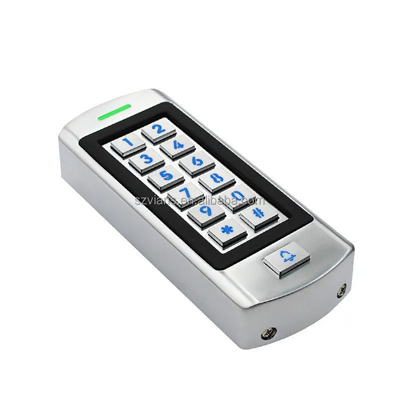 VIANS  IP66 Waterproof Keypad Access Control with Doorbell Support Remote Control for Open the Door Reader