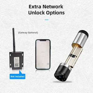 BLE RFID Lora smart Euro profile cylinder lock
