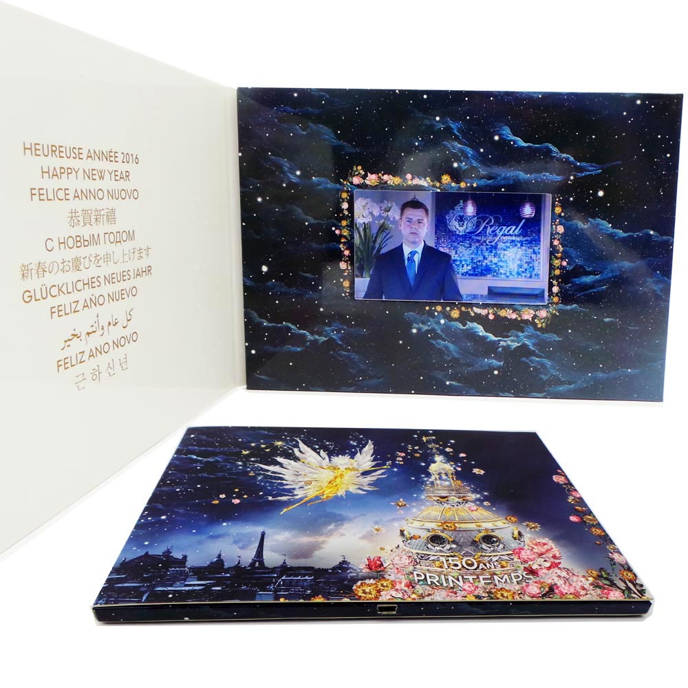 4.3inch A5 video brochure
