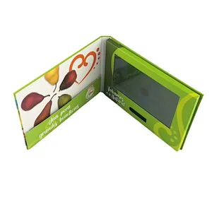 Touch screen A5 video brochure