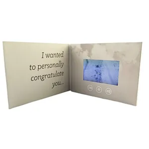 4.3inch soft cover video brochure