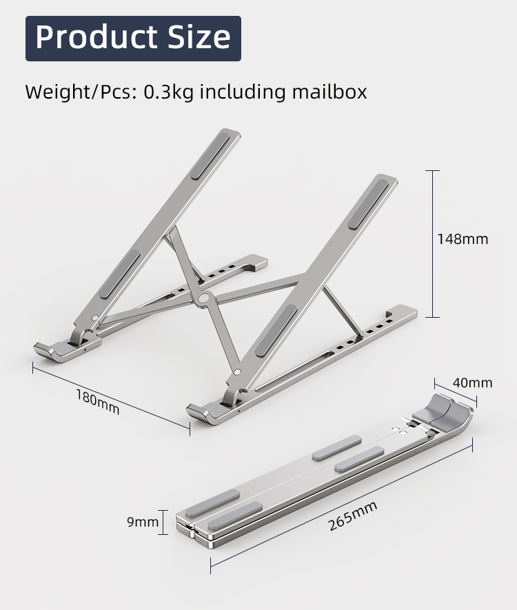 Buy Foldable Aluminum Portable Laptop Stand Products On Chengrongtech.com