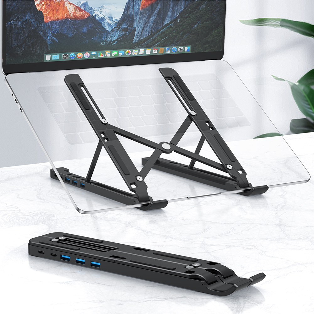 Purchase Adjustable Laptop Stand With Usb Hub From Laptop Stand Factory - Chengrongtech.com