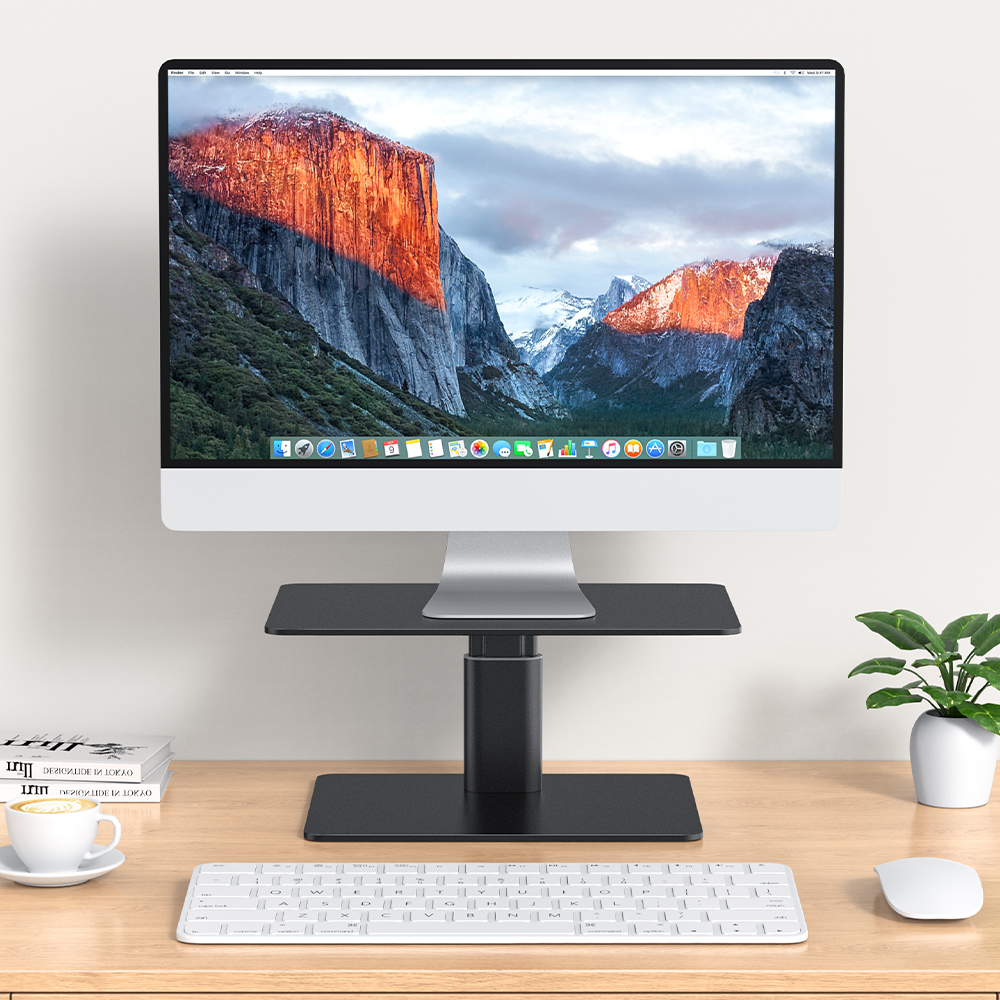 the Metal Monitor Stand can be also used as a tv stand