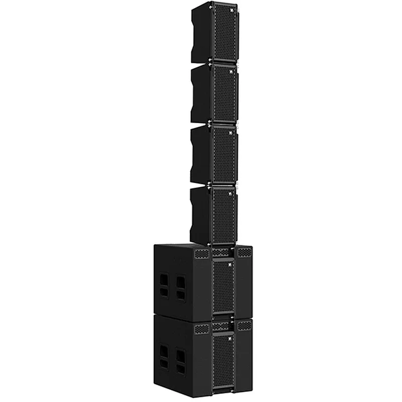 Dual 8 inch dual coaxial active line array speaker from China ...