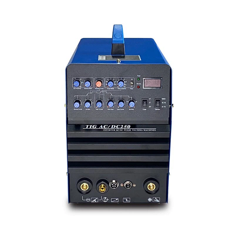 250A tig gas welding machine ac dc pulse argon inverter welder 220V aluminium welding also for stainless steel carbon and copper