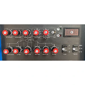 250A tig gas welding machine ac dc pulse argon inverter welder 220V aluminium welding also for stainless steel carbon and copper