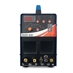 Tig ac dc TIG225P pulse welder 220V aluminium inverter welding machine easy and smart control fast supply from stock