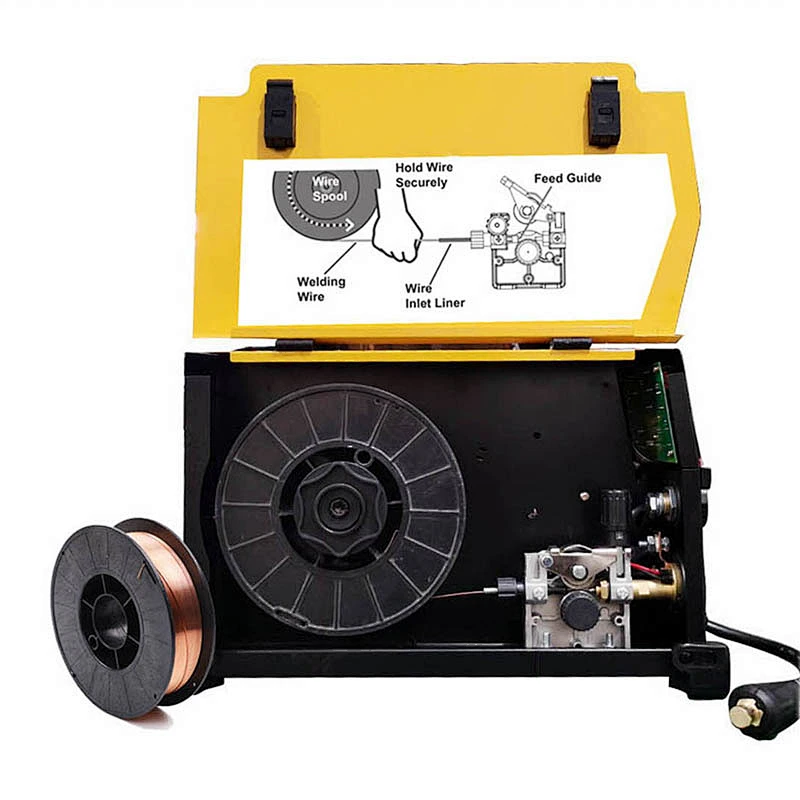 MAG MIG 200A inverter IGBT portable gas and gasless mig welding machine with 5 kgs wire capacity