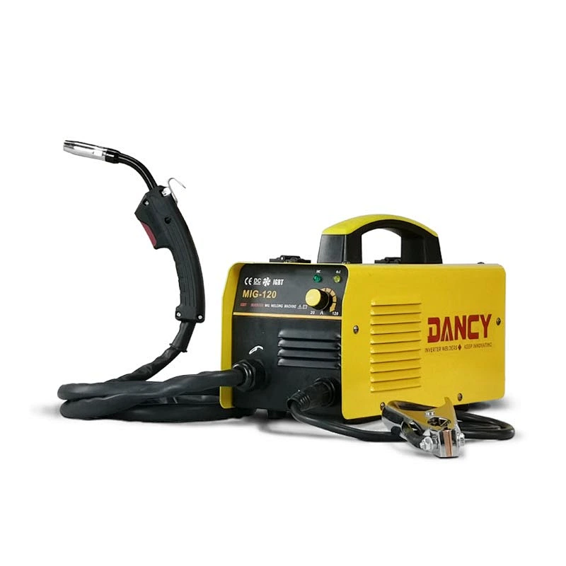 MIG gasless welding machine portable inverter 120A without gas easy to operate for carbon steel welding