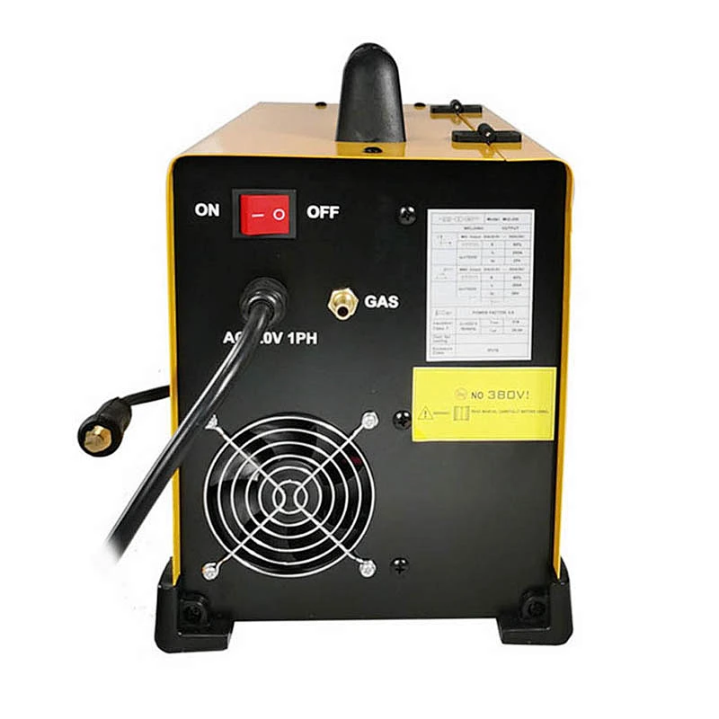 MAG MIG 200A inverter IGBT portable gas and gasless mig welding machine with 5 kgs wire capacity