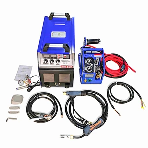 MIG500 380V industrial 4-roll geared wire feeder inverter IGBT module tech good for carbon/aluminum welding