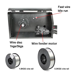 MIG MAG MMA Gas welder 220V 140A multi purpose gasless flux cored wire gasless welder
