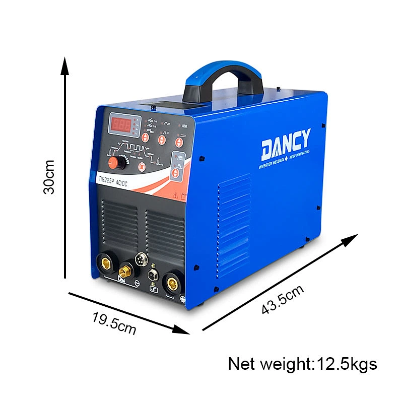 Tig ac dc TIG225P pulse welder 220V aluminium inverter welding machine easy and smart control fast supply from stock