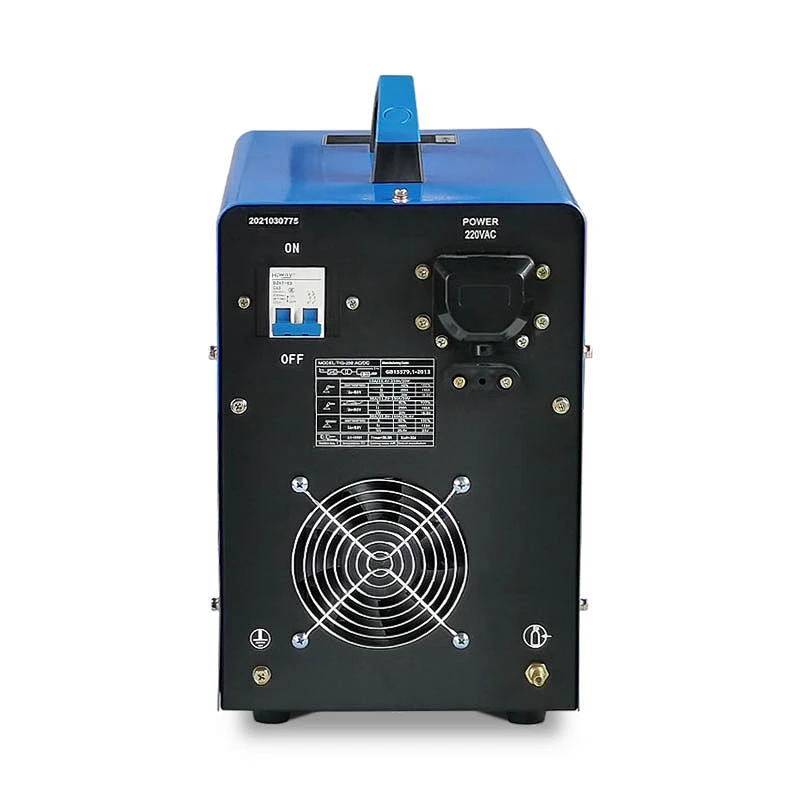 250A tig gas welding machine ac dc pulse argon inverter welder 220V aluminium welding also for stainless steel carbon and copper