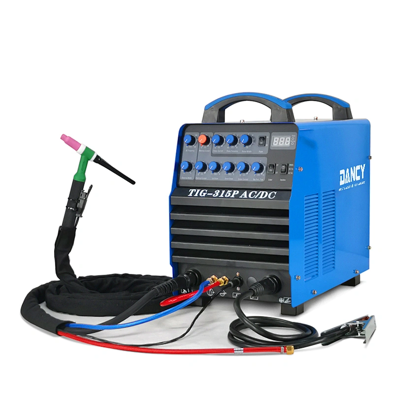 AC DC TIG pulse welder 315 aluminium tig mma welding machine maquina solda aluminio 380V fast supply in stock