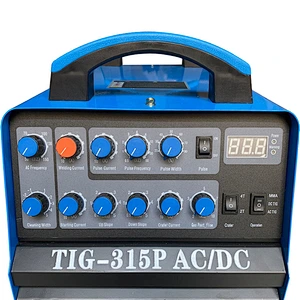 AC DC TIG pulse welder 315 aluminium tig mma welding machine maquina solda aluminio 380V fast supply in stock