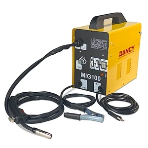MIG 100 Transformer Gasless mini mig welder with 1 kg flux cored wire capacity