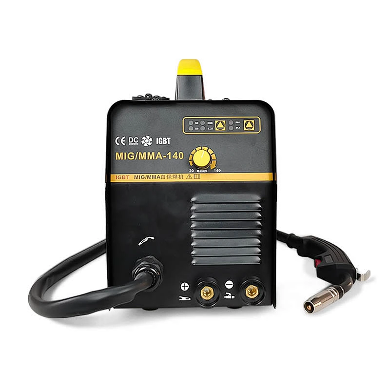MIG MAG MMA Gas welder 220V 140A multi purpose gasless flux cored wire gasless welder