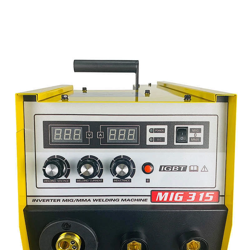 MIG315 MIG/MAG/MMA multi process with 15KGS wire spool big power 315A good for aluminum welding