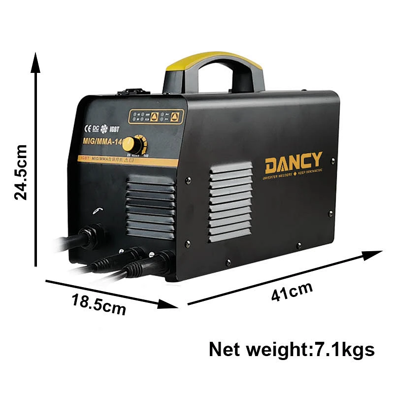 MIG MAG MMA Gas welder 220V 140A multi purpose gasless flux cored wire gasless welder