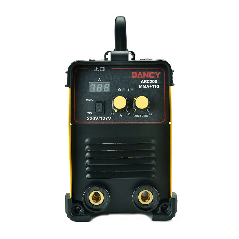 Dual voltage stick welding machine 180A arc welder manual welding 6013 7018 high duty cycle for continous metal welding