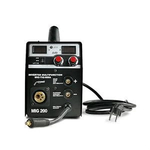 MIG TIG MMA200amp multi process 3 in 1 gas and gasless welding machine good for carbon steel welding