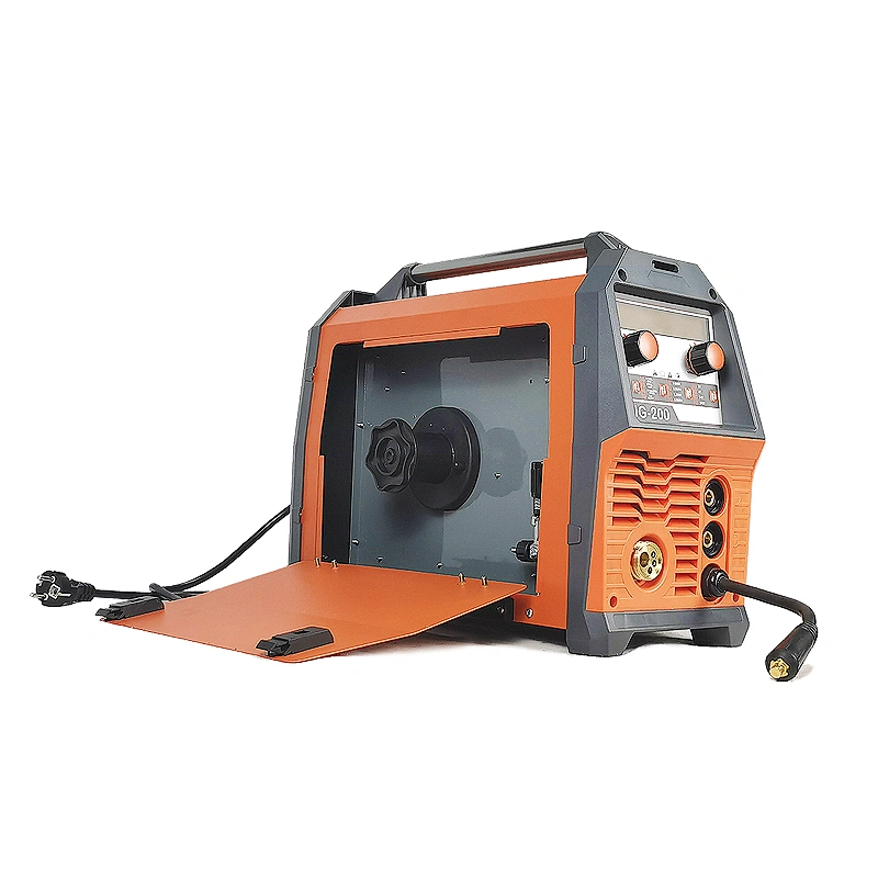 Double Pulse MIG200 MIG Pulse TIG Lift MMA Spot welding 6 in 1 multifunctional welder good for aluminum welding
