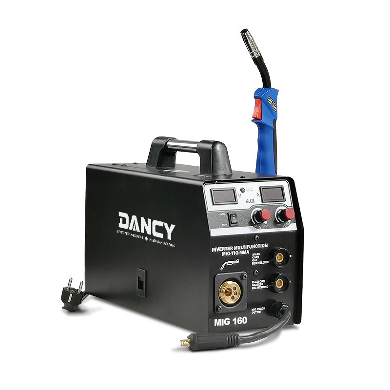 MIG MAG MMA welders 160A gas and gasless inverter igbt welding machine