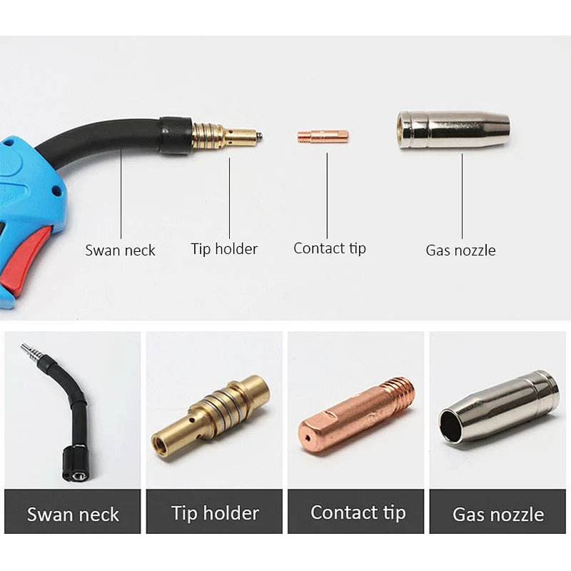 15AK Torch MIG Torch 180A Welding Torch MIG MAG Welding Gun Euro Connector 15AK Welding Torch