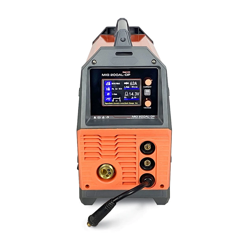 mig pulse welder  aluminum welding machine mig mma tig mig 6 in 1 welder  mig double pulse mig mag pulse synerger Double Pulse MIG200 MIG Pulse TIG Lift MMA Spot welding 6 in 1 multifunctional welder good for aluminum welding