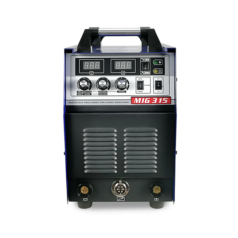 Power MIG MAG STICK Dual voltage 220v 380V welding machine 315A heavy duty wire feed system designed with simplicity and reliability